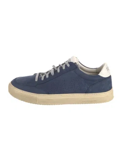 Pre-owned P448 Suede Sneakers In Blue
