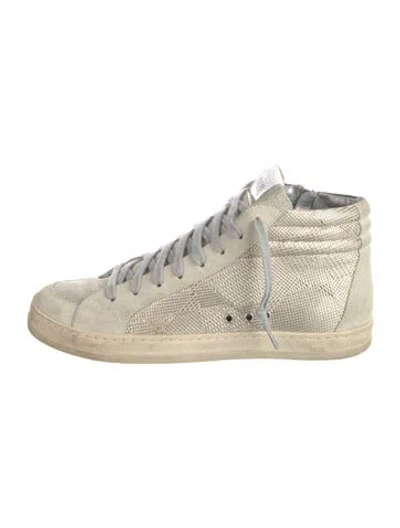 Pre-owned P448 Suede Sneakers In Neutral