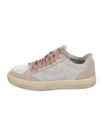 Pre-owned P448 Suede Sneakers In Neutral
