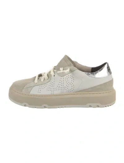 Pre-owned P448 Suede Sneakers In Neutral