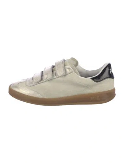 Pre-owned P448 Suede Sneakers In Neutrals