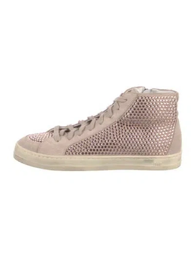 Pre-owned P448 Suede Sneakers In Pink