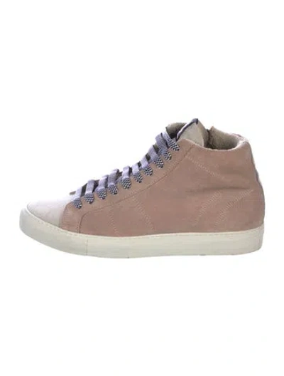Pre-owned P448 Suede Sneakers In Pink