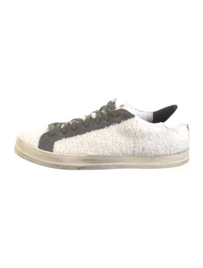 Pre-owned P448 Terry Cloth Sneakers In Neutral