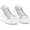 P448 The Amid High Top Sneaker In White/grey