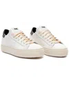 P448 Thea Leather Sneaker In White
