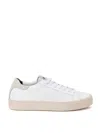 P448 THEA PITON SNEAKERS IN WHITE LEATHER