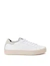 P448 Thea Piton Sneakers In White Leather .