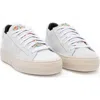 P448 Thea Platform Sneaker In Pinatta/white