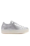 P448 Thea Platform Sneaker In Silver