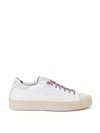 P448 THEA SNEAKER IN WHITE LEATHER