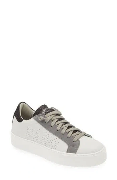 P448 Thea Sneaker In Smog - White