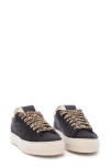 P448 Thea Waterfall Platform Sneaker In Black