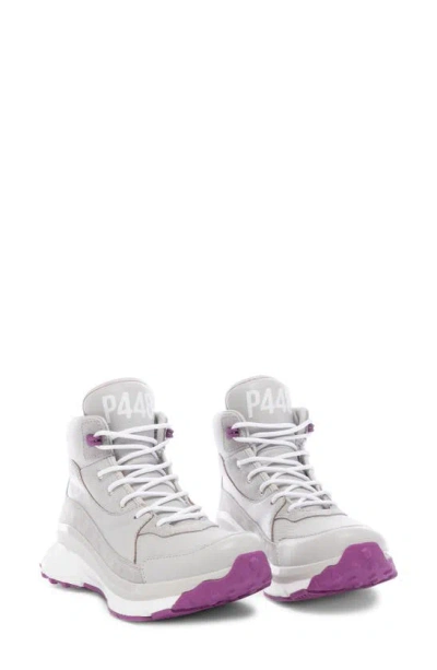 P448 Viking High Top Sneaker In Grey-purple