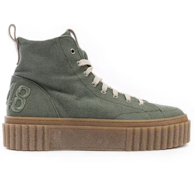 P448 Women's Green Creeperhi Khaky Sneaker