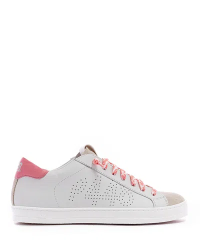 P448 Women's Pink / Purple John Coral Tropical Sneaker In Pink/purple