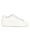 P448 Women's Leather Low-top Sneakers In White