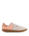 P448 Women's Yellow / Orange Monza Orange Mesh Sneaker In White/orange