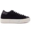 P448 Women's Thea Black Glitter Sneaker In Black