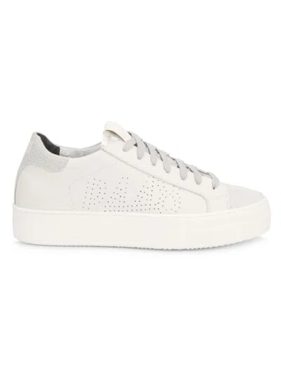 P448 Women's Thea Perforated Leather Platform Sneakers