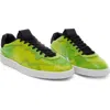 P448 Yam Low Top Sneaker In Neon Green-black