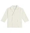 Paade Mode Baltic Checked Cotton Blazer In Beige