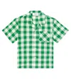 Paade Mode Checked Cotton Shirt In Alex Green