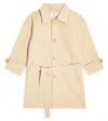 Paade Mode Cotton-blend Coat In Meadow Beige