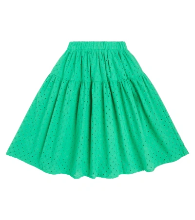 Paade Mode Kids' Delta Cotton Skirt In Green