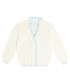 PAADE MODE EMBROIDERED COTTON CARDIGAN