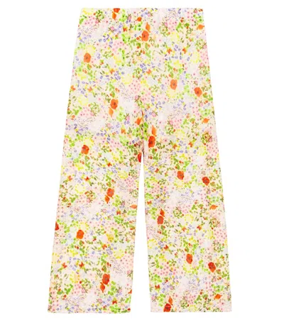 Paade Mode Kids' Hose Aus Baumwolle Und Seide In Meadow Multicolor