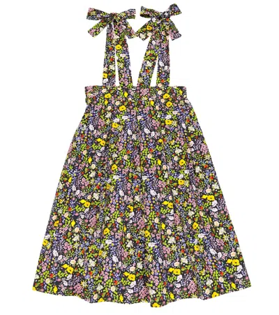 Paade Mode Kids' Kleid Aus Baumwolle In Meadow Black