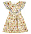 Paade Mode Floral Cotton Dress In Meadow Multicolor
