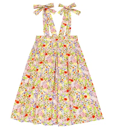 Paade Mode Kids' Kleid Aus Baumwolle In Meadow Multicolor