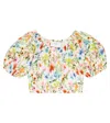 Paade Mode Bedrucktes Top Aus Baumwolle In Fairytale Multicolor