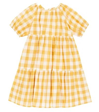 Paade Mode Kids' Kleid Aus Baumwolle In Yellow