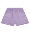 Paade Mode Linen Shorts In Forgetmenot Violet