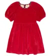 Paade Mode Velvet Dress In Red