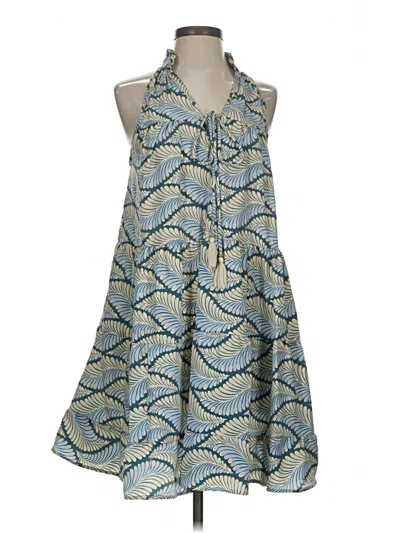 Pre-owned Paani Casual Dress In Blue
