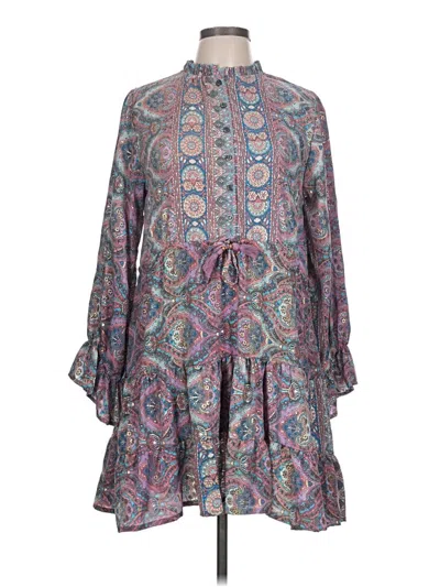 Pre-owned Paani Casual Dress In Blue