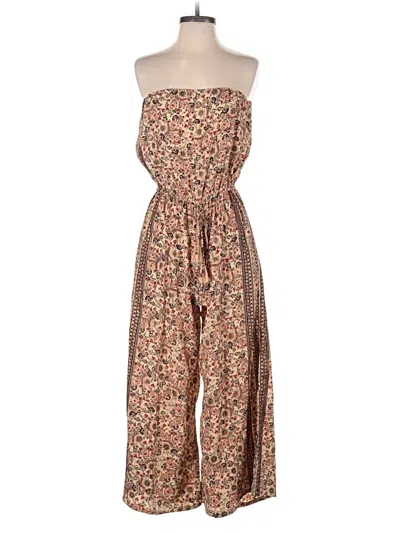 Pre-owned Paani Jumpsuit In Brown