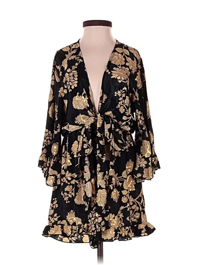 Pre-owned Paani Romper In Gold