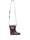 Pabepabe Logo-patch Cross Body Bag In Brown
