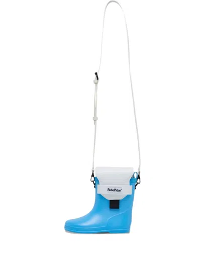 Pabepabe Rainboot Crossbody Bag In Blue