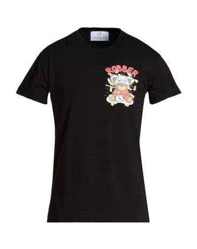 Pablic Man T-shirt Black Size L Cotton