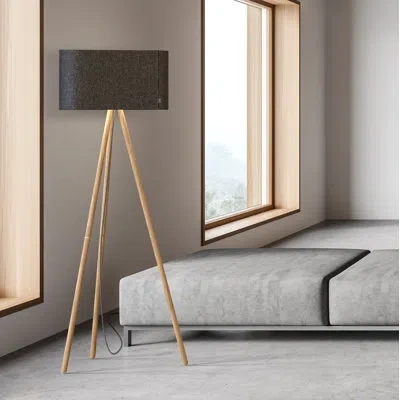 Pablo Designs Belmont Tripod Floor Lamp In Black,oak