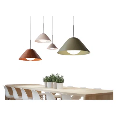 Pre-owned Pablo Designs Bola Bell 12 Clay - Pendant Light By  In Beige