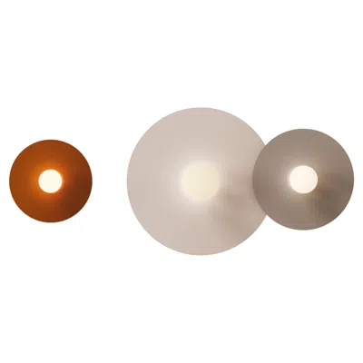 Pre-owned Pablo Designs Bola Disc Flush 22 Wall And Ceiling Light * New Matte Colors * By  In Sand