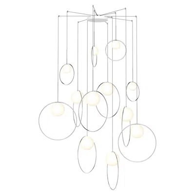 Pre-owned Pablo Designs Bola Halo 12-piece Multi-light By