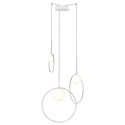 Pre-owned Pablo Designs Bola Halo 3-piece Multi-light By